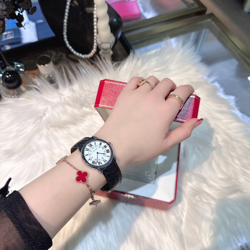 【超低價用卡地亞😍男女通用✨入門之選】Cartier RONDE DE CARTIER系列W6700255腕-1