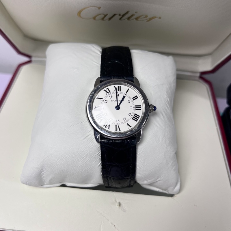 【超低價用卡地亞😍男女通用✨入門之選】Cartier RONDE DE CARTIER系列W6700255腕-2