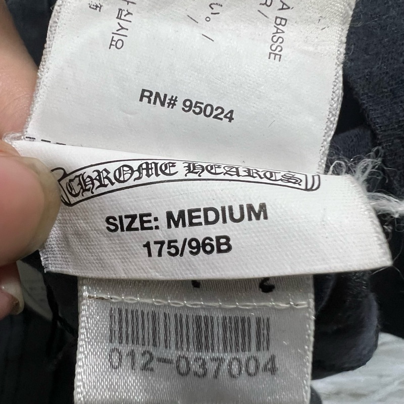 ✨克羅心 做舊馬蹄黑色短袖 尺寸M-4