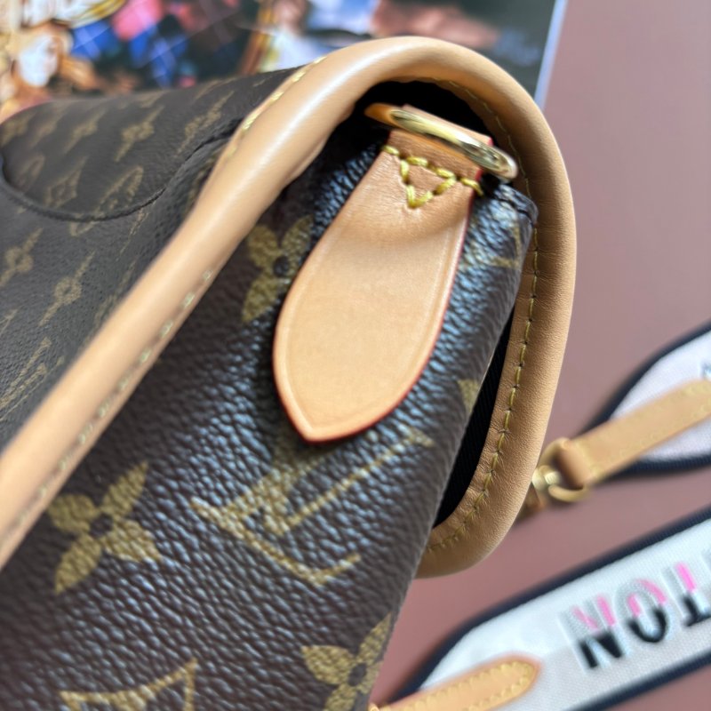 ::LOUIS VUITTON:: LV M45985 Diane花紋手提肩背兩用粉背帶法棍斜背包-15