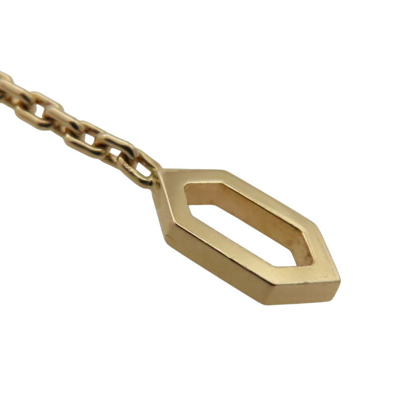 18K玫瑰金 孔雀石 鑽石 Serpenti 項鍊【BVLGARI 寶格麗】 352678-7