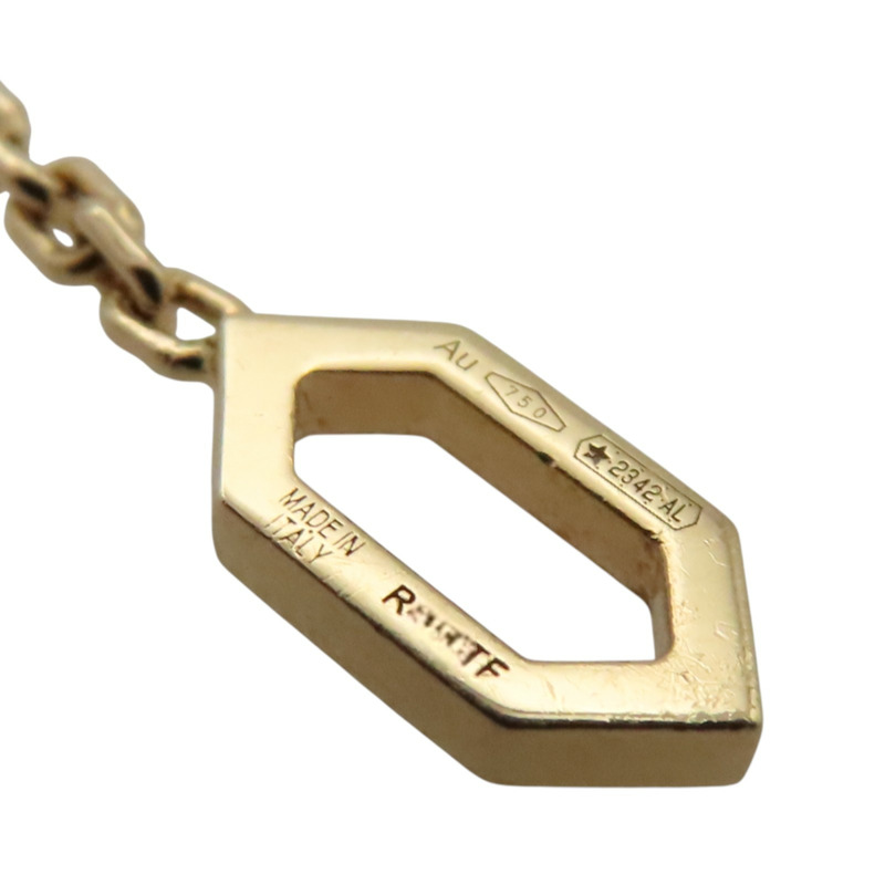 18K玫瑰金 孔雀石 鑽石 Serpenti 項鍊【BVLGARI 寶格麗】 352678-8