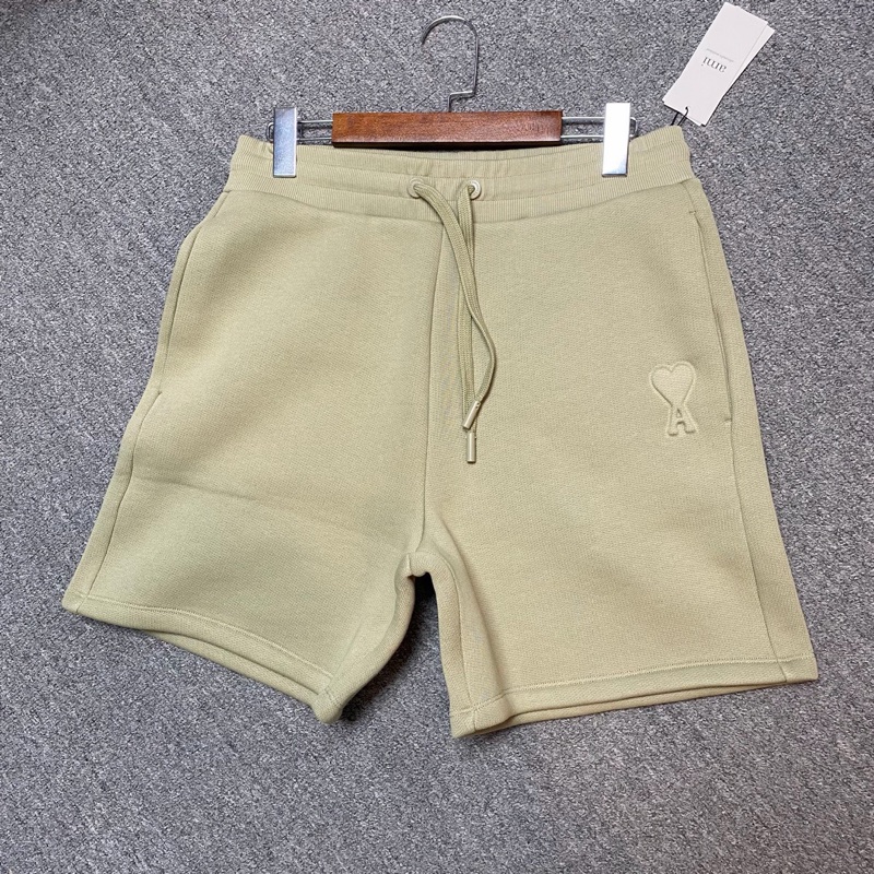 AMI Alexandre Mattiussi 男款短褲 L碼 ，黑色和卡其色-0