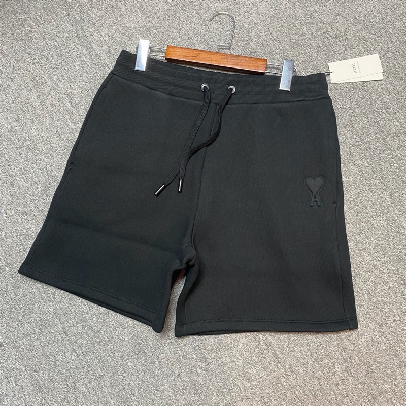 AMI Alexandre Mattiussi 男款短褲 L碼 ，黑色和卡其色-3