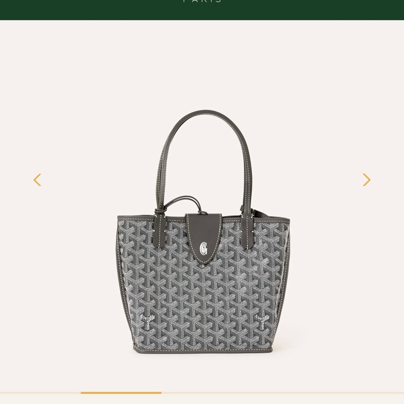 Goyard anjou mini Tote 灰色 2026全新商品  手提 肩背-4