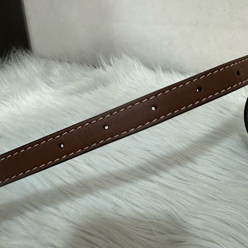 burberry 80441431 白帆布咖邊兩用包 斜背包-49