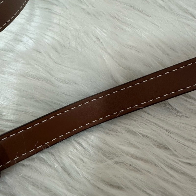 burberry 80441431 白帆布咖邊兩用包 斜背包-52