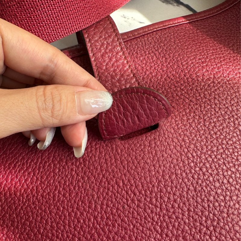 Hermes evelyne29 酒紅❤️❤️-15