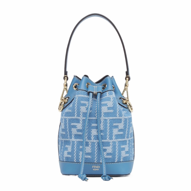 Fendi 女士 藍色牛仔效果迷你包均碼碼MINI、14cm*12cm*18cm-0