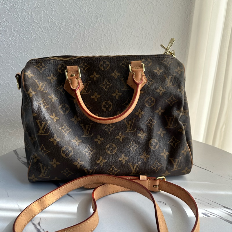 LV speedy30背帶款❤️ 比較有使用感-0