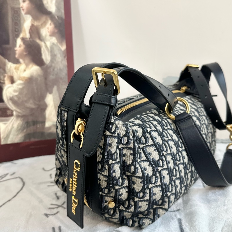 【全🆕】Dior D-journey 手提包 小號 small 女款 藍色-2
