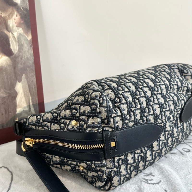 【全🆕】Dior D-journey 手提包 小號 small 女款 藍色-3