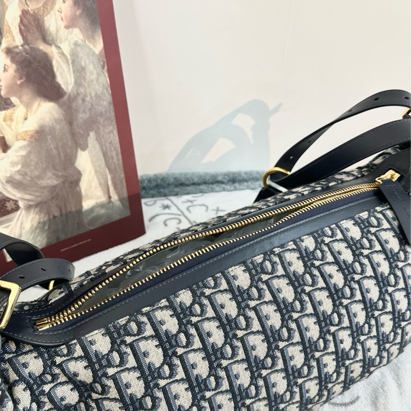 【全🆕】Dior D-journey 手提包 小號 small 女款 藍色-5