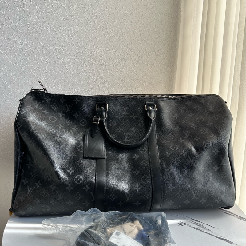 lv keepall 55 旅行袋 甜售 買快十五-0