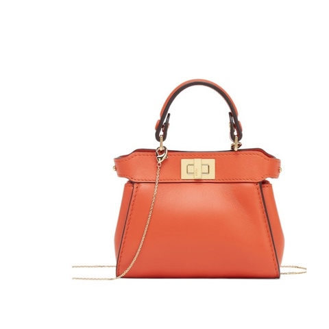 Fendi 女士 Peekaboo鏈條單肩包均碼碼16cm*6cm*19cm