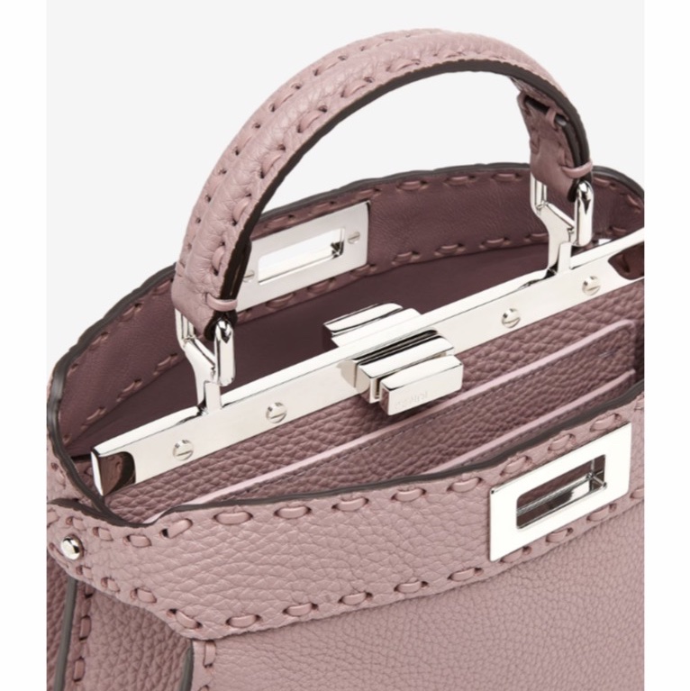 Fendi 女士 Peekaboo ISeeU 小號單肩包均碼碼小號、27cm*11cm*21cm-4