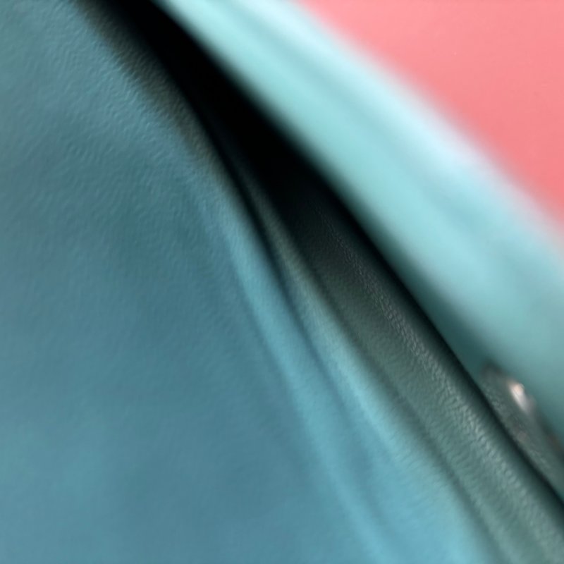 COCO 23 ::CHANEL:: 莫蘭迪綠 經典淡金雙C CF23 菱格紋口蓋包 鍊包 肩背包 斜背包-28