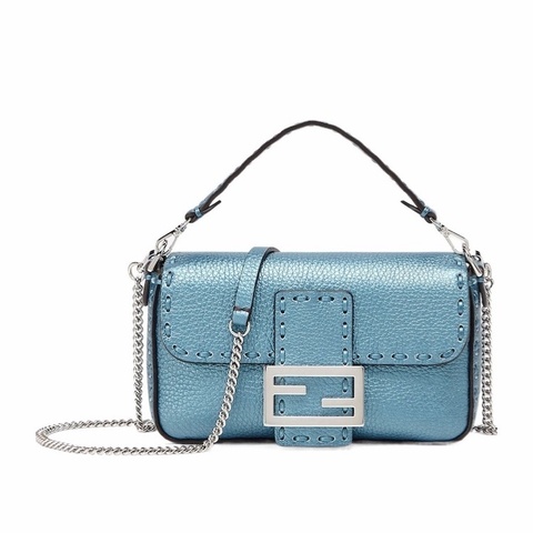 Fendi 女士 Metallic迷你單肩包均碼碼MINI、20cm*5cm*13cm