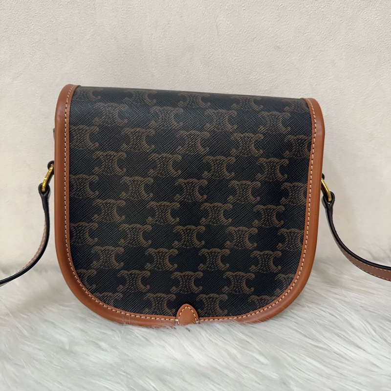 Celine 191502 FOLCO TRIOMPHE 凱旋門馬鞍斜背包-4