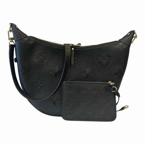 LV 黑色全皮LOOP HOBO 二用包