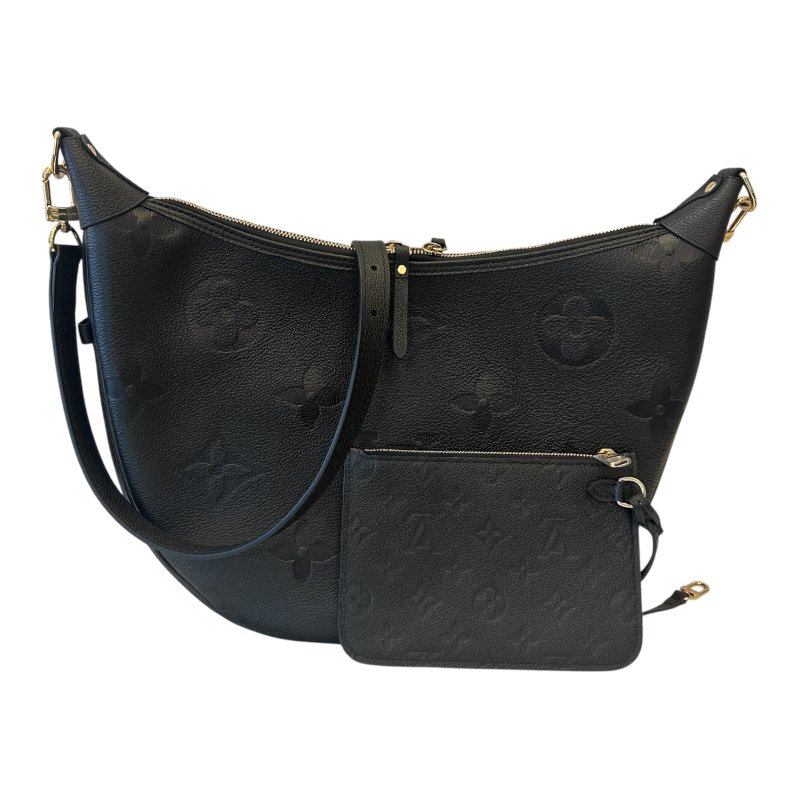 LV 黑色全皮LOOP HOBO 二用包-0