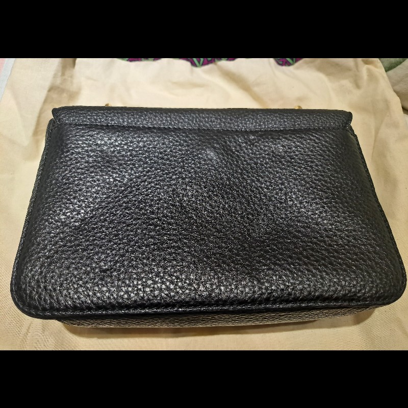 （全新未使用）Tory Burch Britten 十字鈕扣鏈條翻蓋包-10