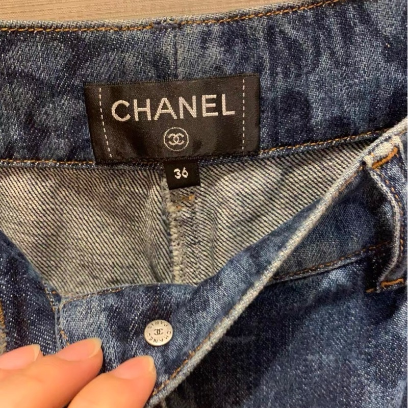 CHANEL牛仔套裝衣服34碼，褲子36碼-7