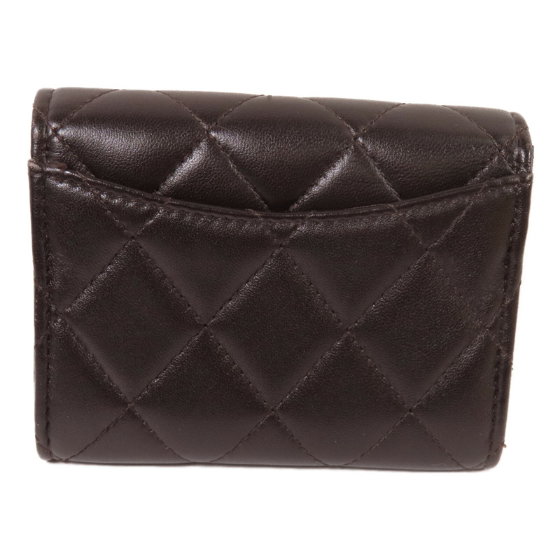 CHANEL 羊皮皮革Card Case金扣卡套-1