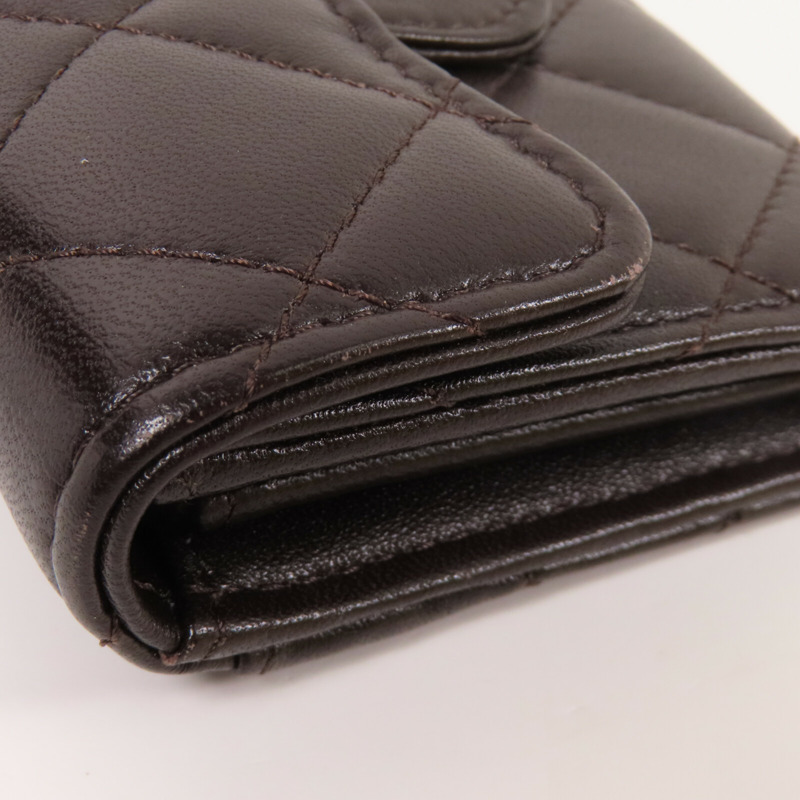 CHANEL 羊皮皮革Card Case金扣卡套-6