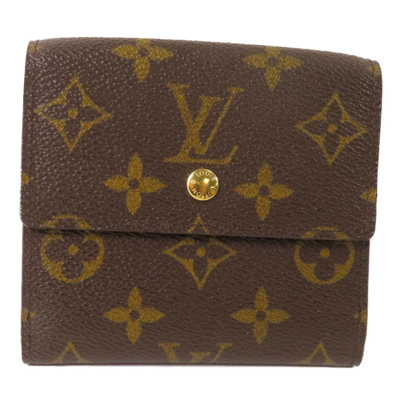 LOUIS VUITTON Monogram Carte Credit Wallet金扣短錢包-0