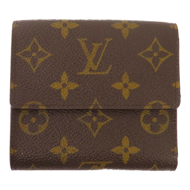 LOUIS VUITTON Monogram Carte Credit Wallet金扣短錢包-1
