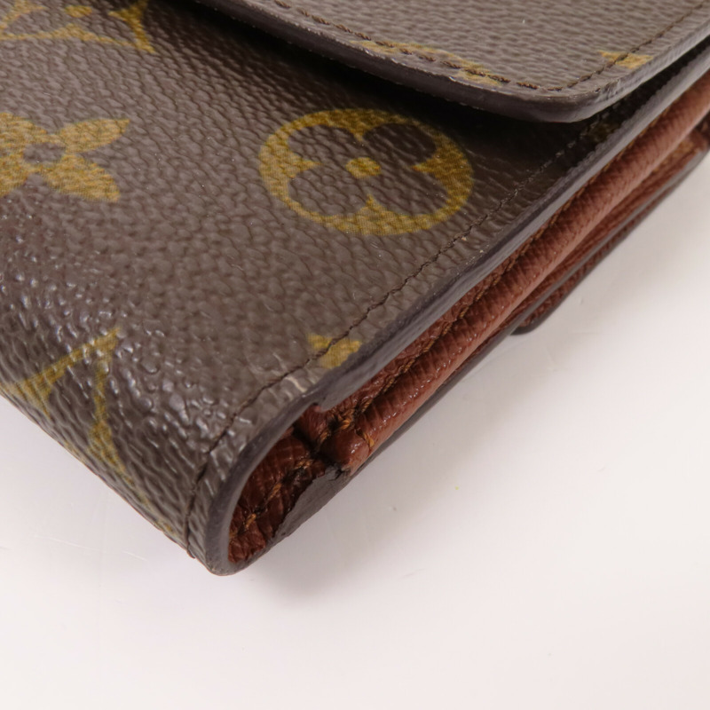 LOUIS VUITTON Monogram Carte Credit Wallet金扣短錢包-5