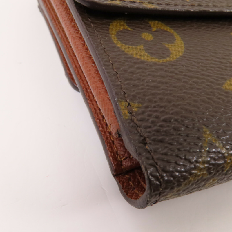 LOUIS VUITTON Monogram Carte Credit Wallet金扣短錢包-7