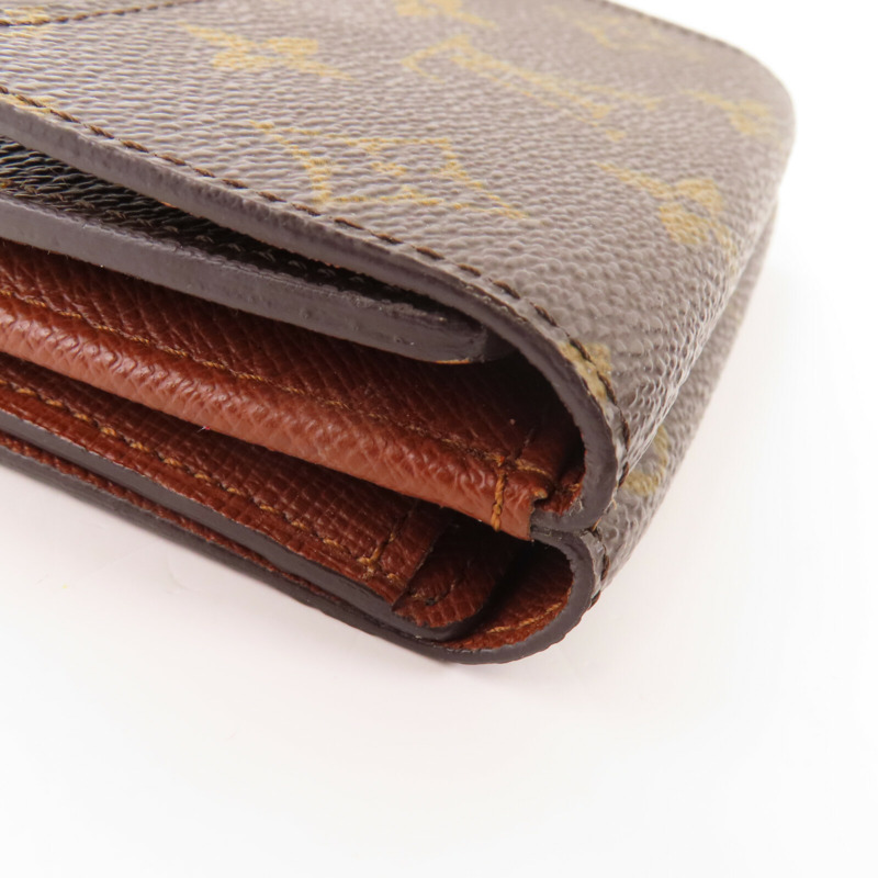LOUIS VUITTON Monogram Carte Credit Wallet金扣短錢包-9