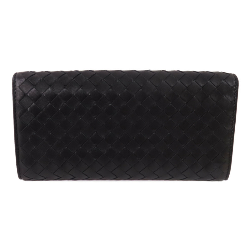 BOTTEGA VENETA 織紋皮革Long Wallet長錢包-1