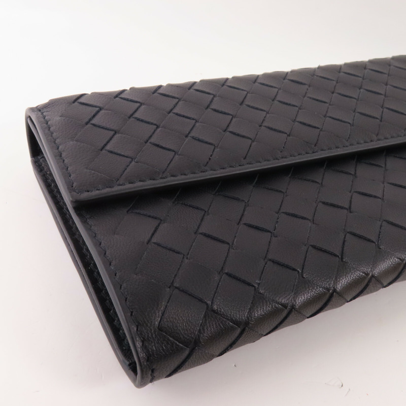 BOTTEGA VENETA 織紋皮革Long Wallet長錢包-4