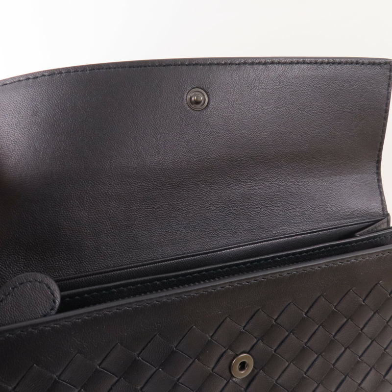 BOTTEGA VENETA 織紋皮革Long Wallet長錢包-7