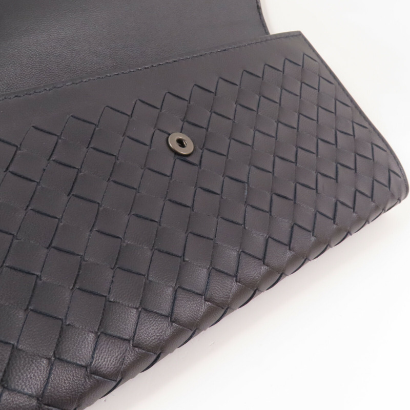 BOTTEGA VENETA 織紋皮革Long Wallet長錢包-8