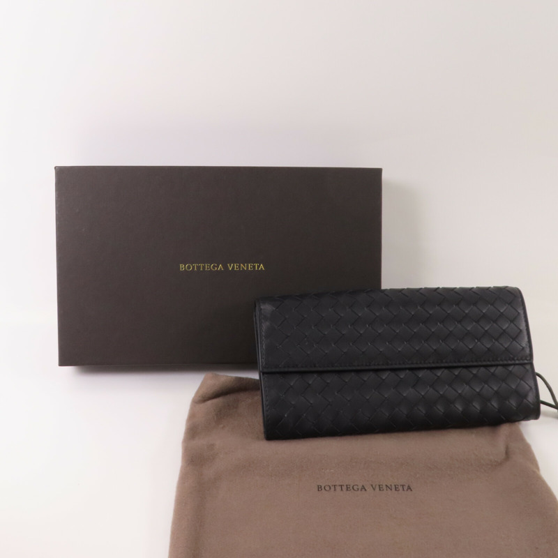BOTTEGA VENETA 織紋皮革Long Wallet長錢包-14