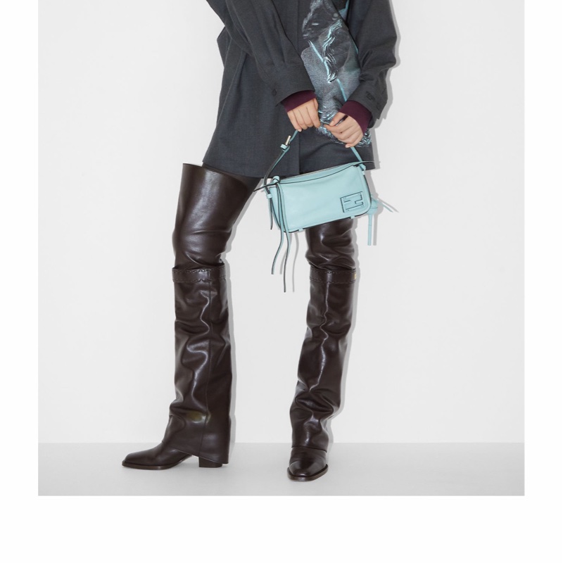 Fendi 女士 迷你頂部提手單肩包均碼碼22cm*4.5cm*13cm-5