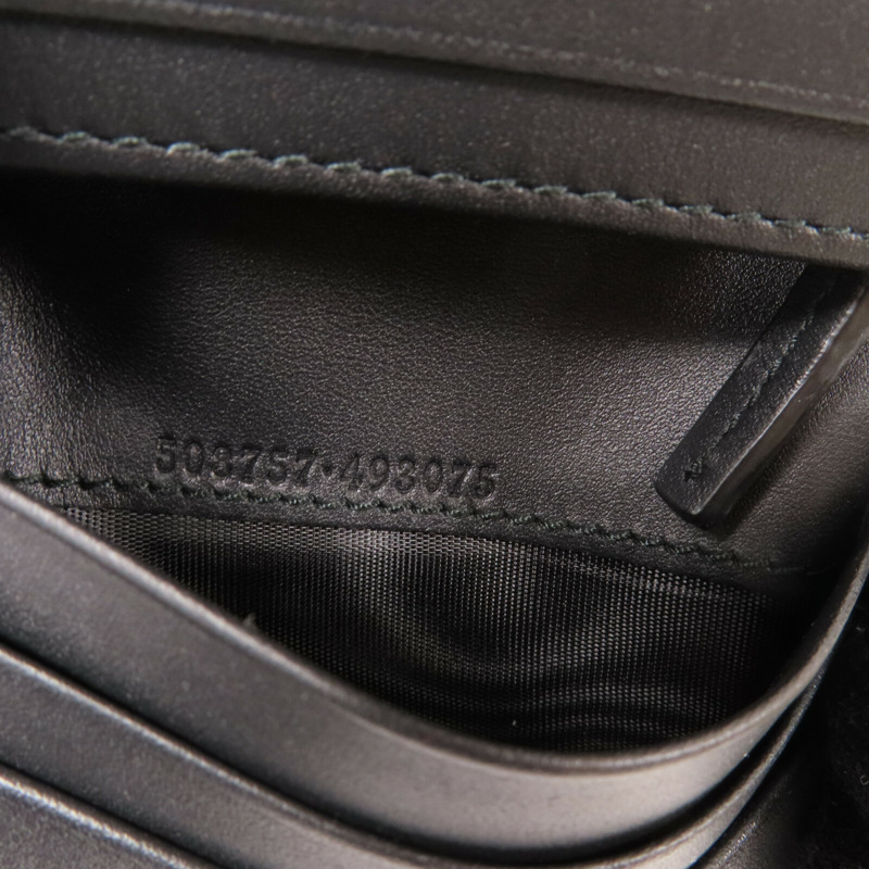 GUCCI 塗層帆布Bee Card Case金扣零錢包/卡套-10