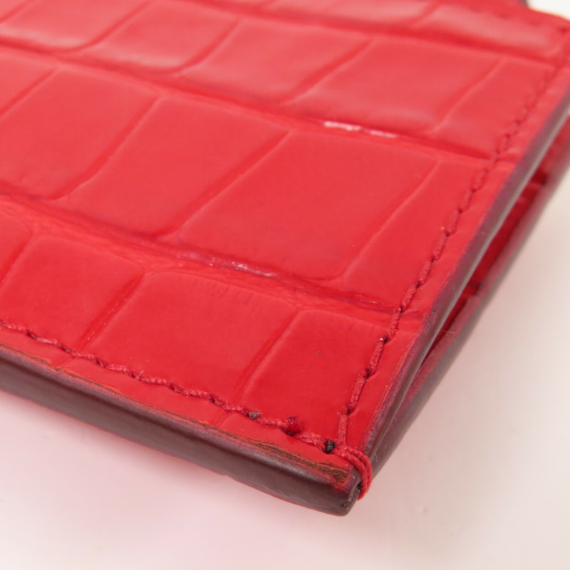 Alexander McQueen 皮革Alexander McQueen Card Case金扣卡套-5