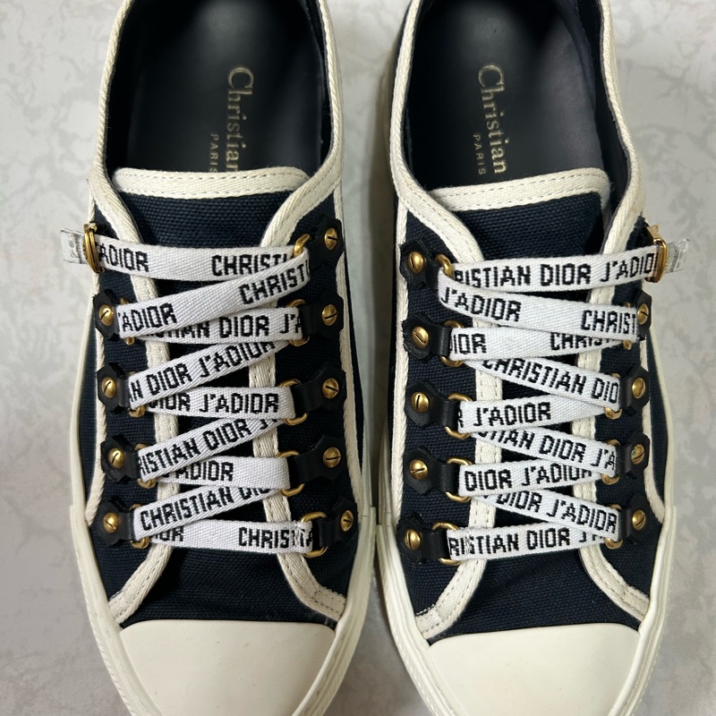 Christian Dior 休閒帆布鞋38.5號-0
