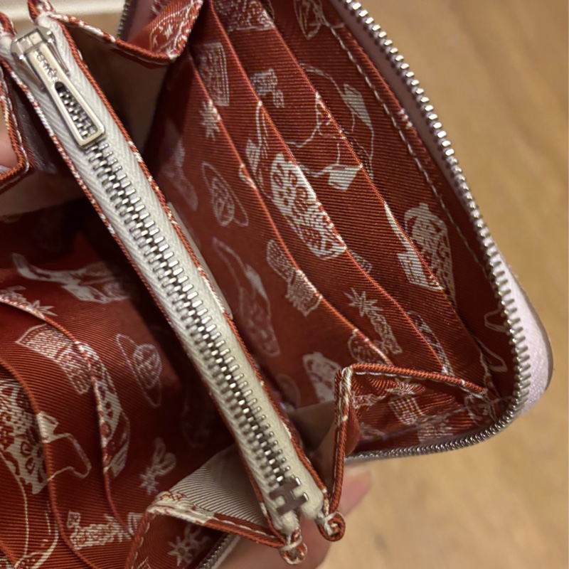 Hermes 絲巾短夾-夢幻紫x牛仔女孩-8