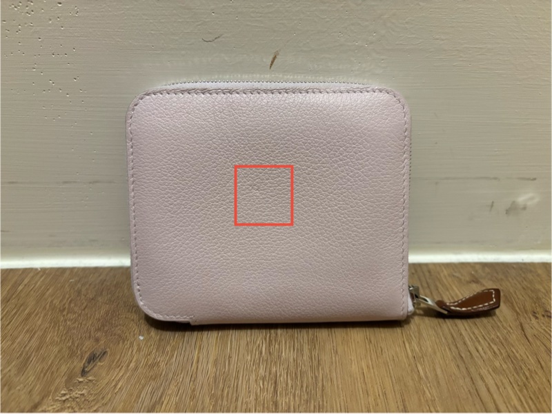 Hermes 絲巾短夾-夢幻紫x牛仔女孩-17