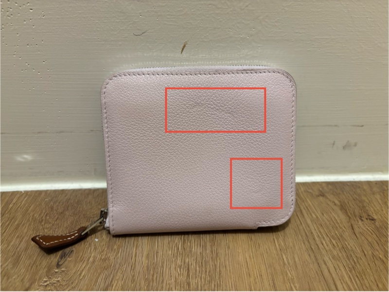 Hermes 絲巾短夾-夢幻紫x牛仔女孩-18