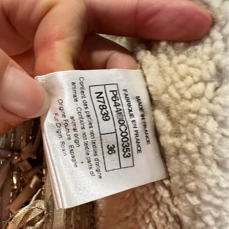 CHANEL皮毛一體36碼有吊牌-2