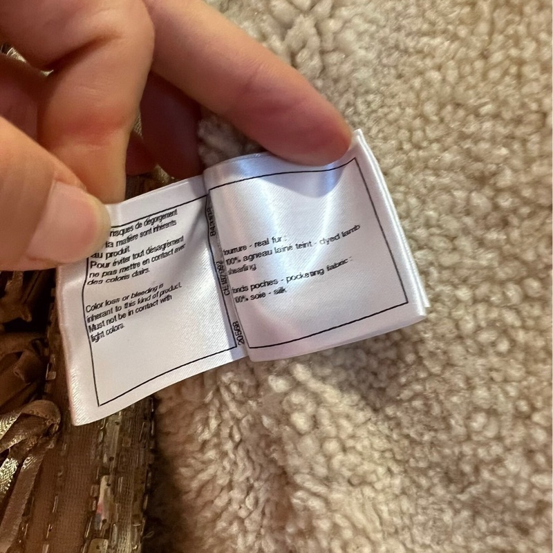 CHANEL皮毛一體36碼有吊牌-4