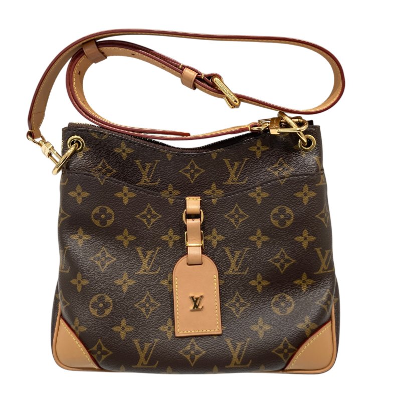 LOUIS VUITTON 路易威登 ODEON NM PM M45354 單肩包 PVC帆布 老花 棕色-0