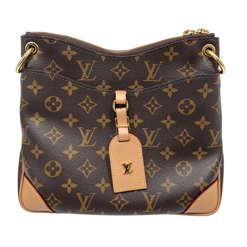 LOUIS VUITTON 路易威登 ODEON NM PM M45354 單肩包 PVC帆布 老花 棕色-2